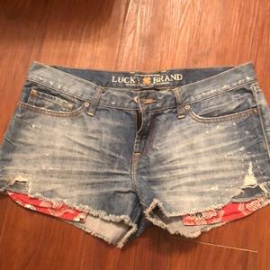 Lucky brand jean shorts